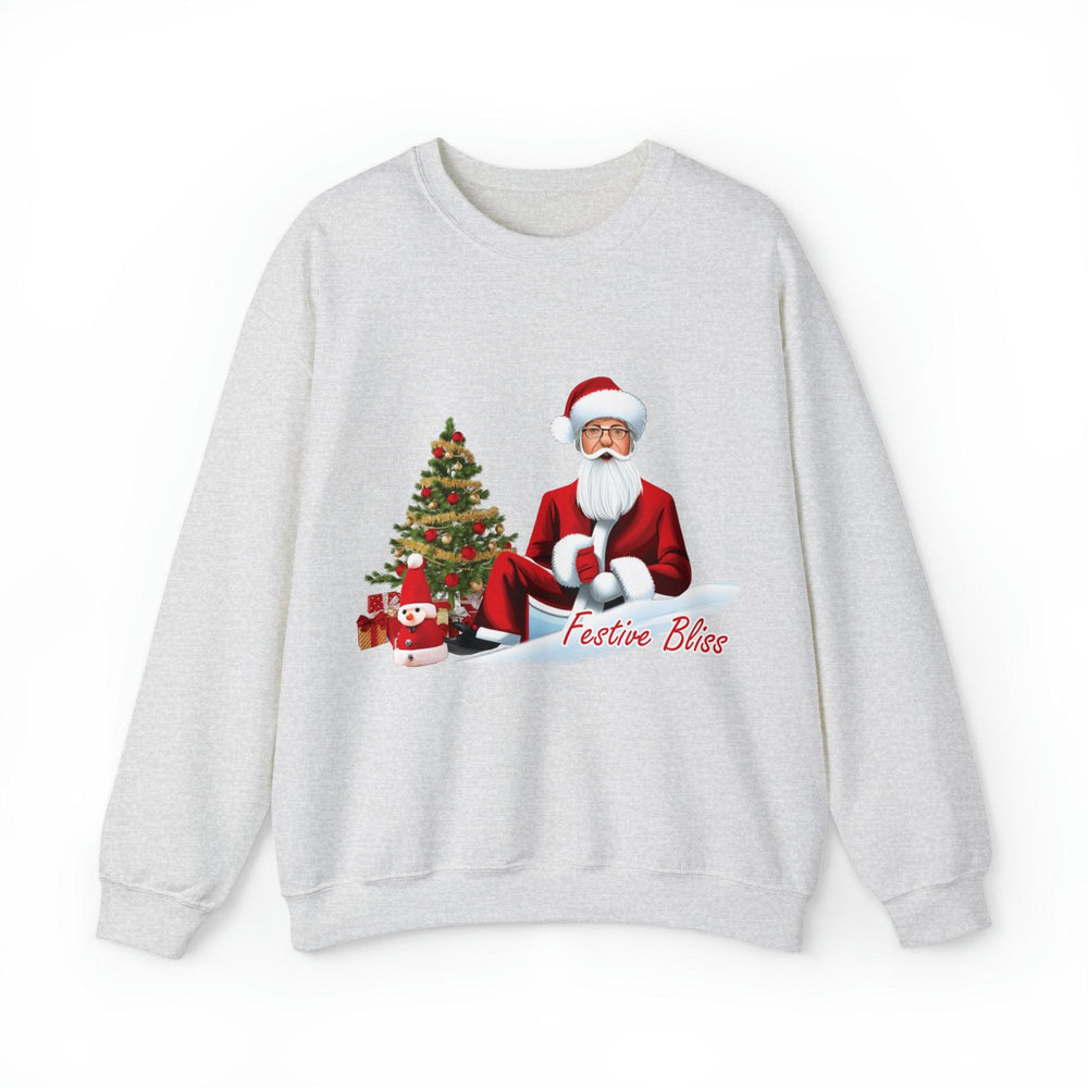 Festive Bliss Unisex Heavy Blend™ Crewneck Sweatshirt - Hello G