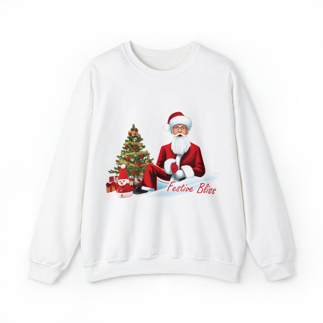 Festive Bliss Unisex Heavy Blend™ Crewneck Sweatshirt - Hello G