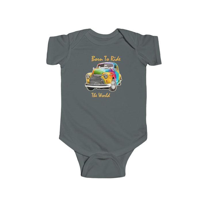 Born To Ride Infant Fine Jersey Bodysuit - Hello G