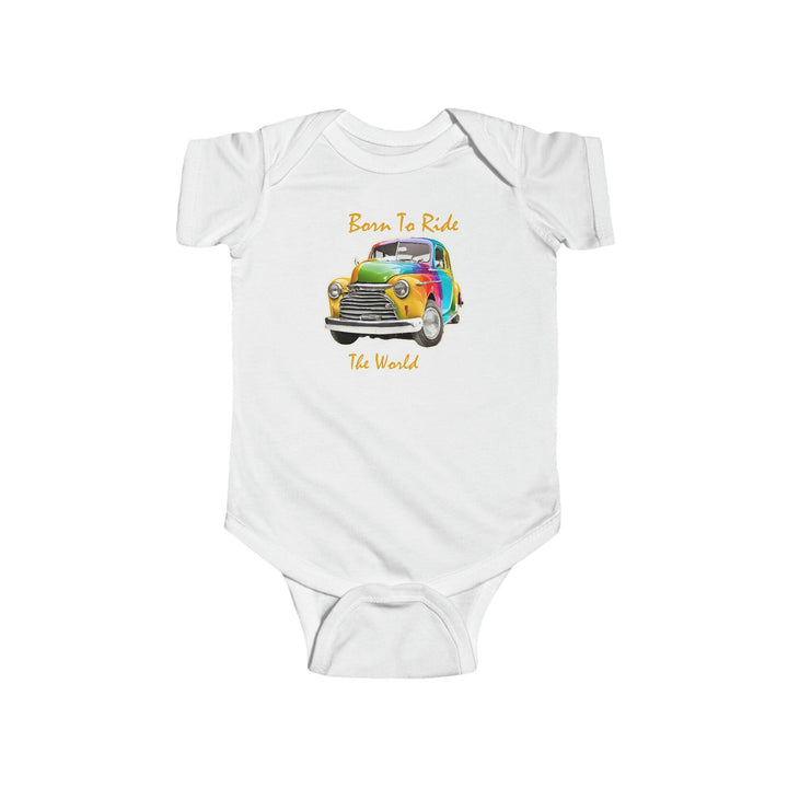 Born To Ride Infant Fine Jersey Bodysuit - Hello G