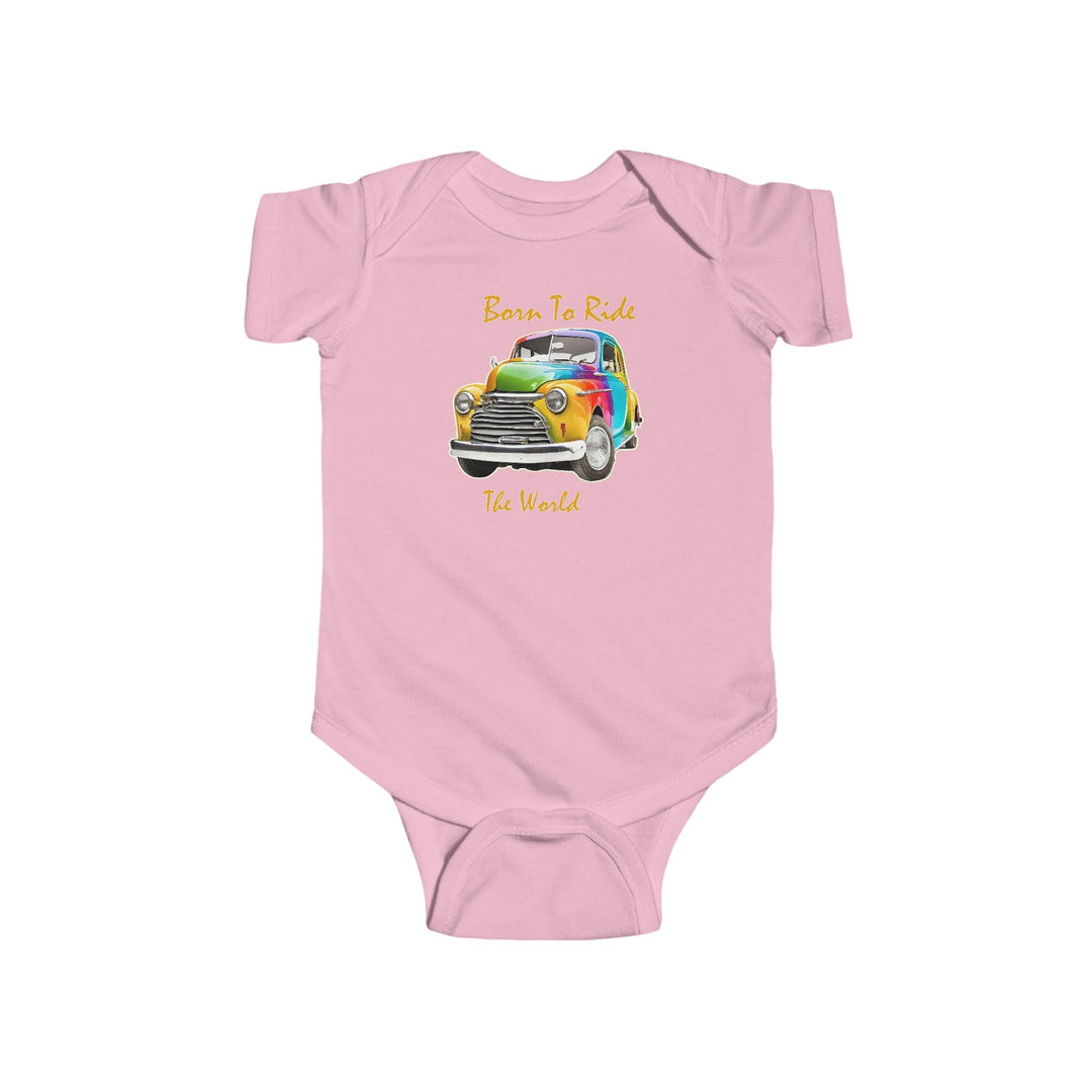 Born To Ride Infant Fine Jersey Bodysuit - Hello G