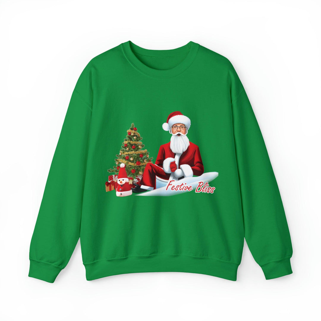 Festive Bliss Unisex Heavy Blend™ Crewneck Sweatshirt - Hello G