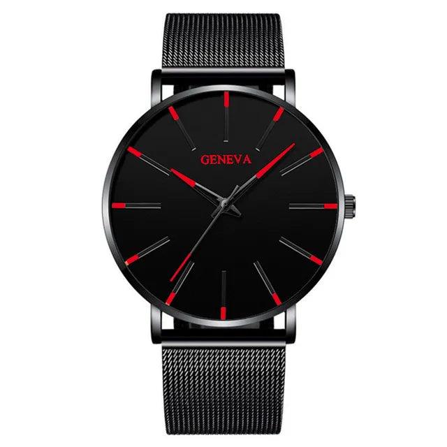 Mesh Belt Quartz Men's Watch - Premium Watch from Hello G - Just £19.99! Shop now at Hello G