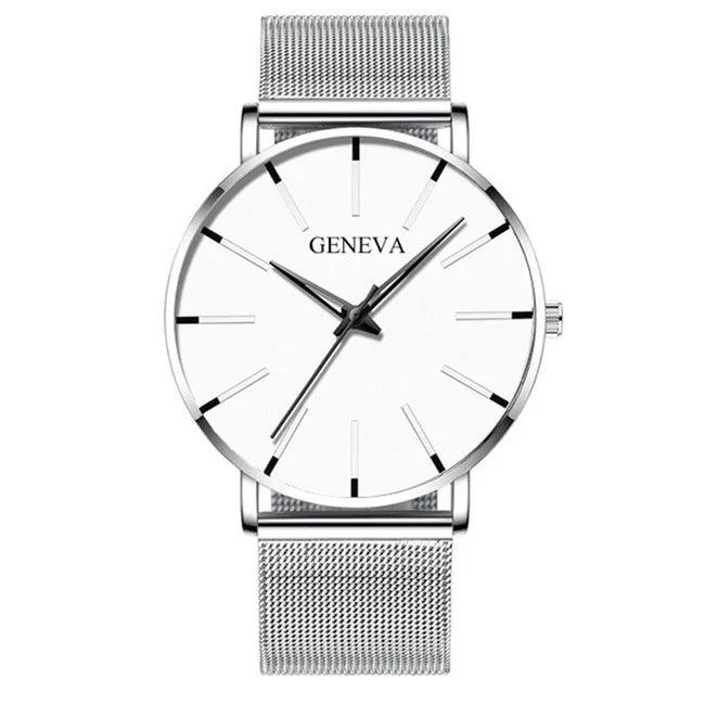 Mesh Belt Quartz Men's Watch - Premium Watch from Hello G - Just £19.99! Shop now at Hello G