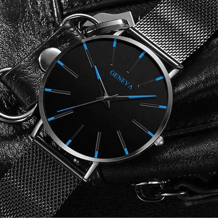 Mesh Belt Quartz Men's Watch - Premium Watch from Hello G - Just £19.99! Shop now at Hello G