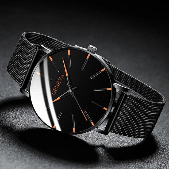 Mesh Belt Quartz Men's Watch - Premium Watch from Hello G - Just £19.99! Shop now at Hello G