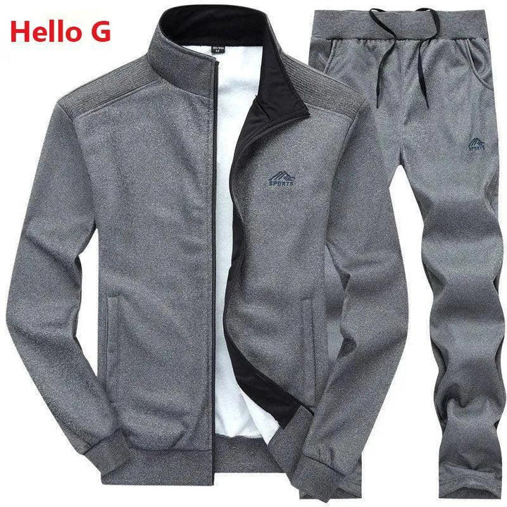 Men's Jacket + Pants Solid Suit - Premium jacket from Hello G - Just £44.99! Shop now at Hello G