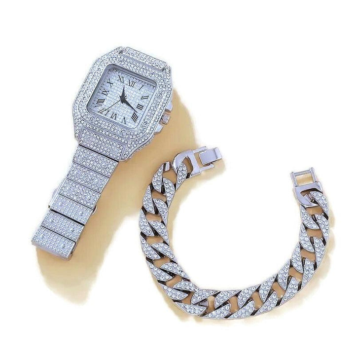 2Pcs Set Women's Watch & Bracelet - Hello G