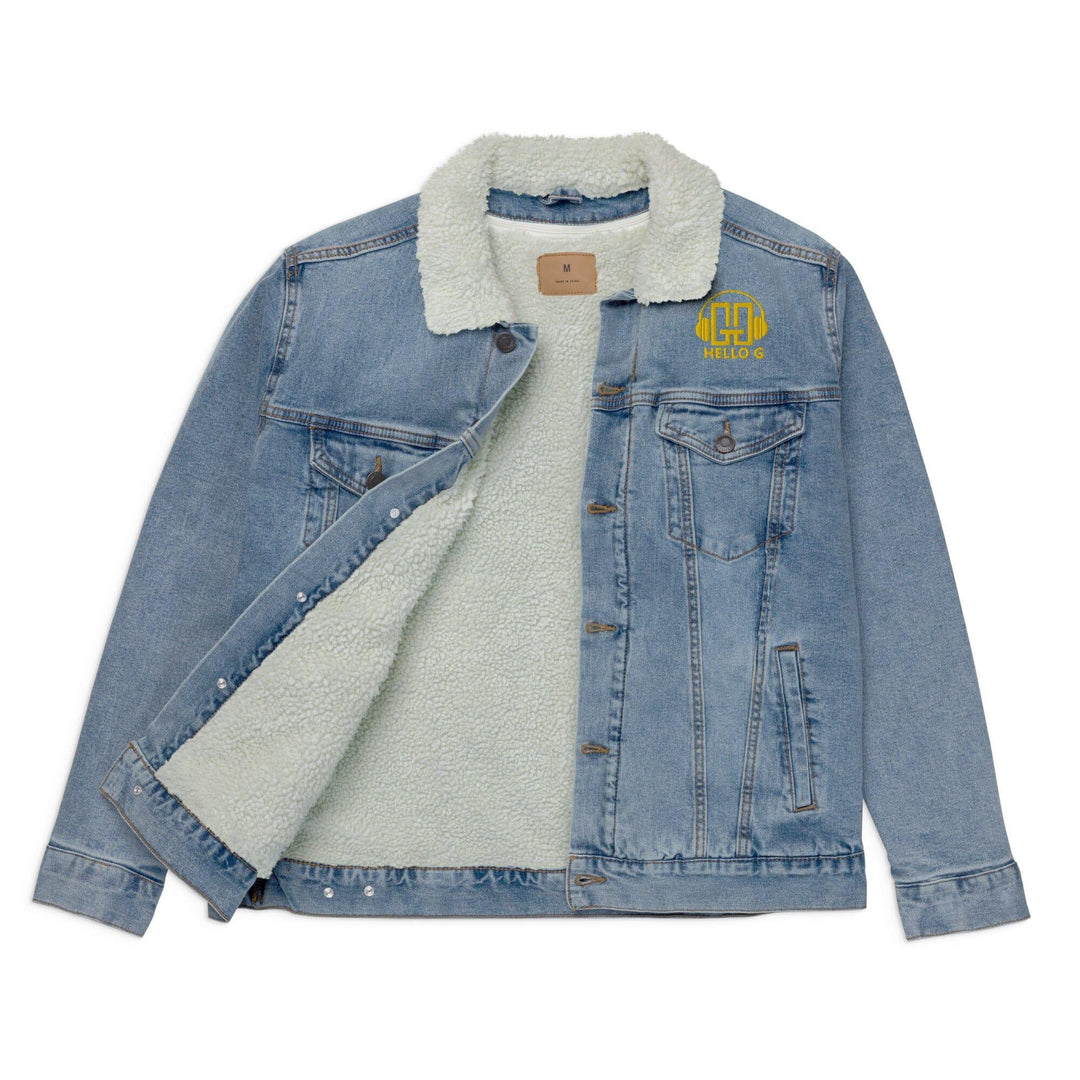 Unisex denim sherpa jacket - Premium  from My Store - Just £65! Shop now at Hello G