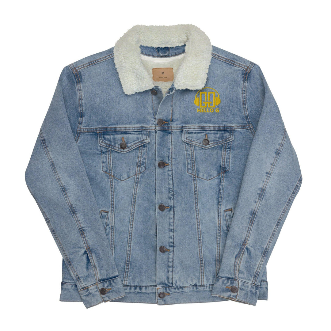 Unisex denim sherpa jacket - Premium  from My Store - Just £65! Shop now at Hello G